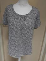 Prachtige top van de Hema met donkerblauwe stippenprint mt L, Ophalen of Verzenden