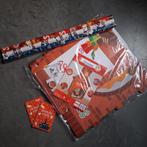 Sinterklaas pakket cadeaupapier schoorsteen etiket stickers, Ophalen of Verzenden, Nieuw