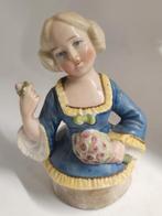 Vintage Hollands Porseleinen Halfpopje, Ophalen of Verzenden