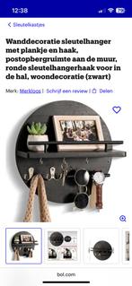 Sleutelrekje, Huis en Inrichting, Nieuw, Minder dan 100 cm, Metaal, Ophalen