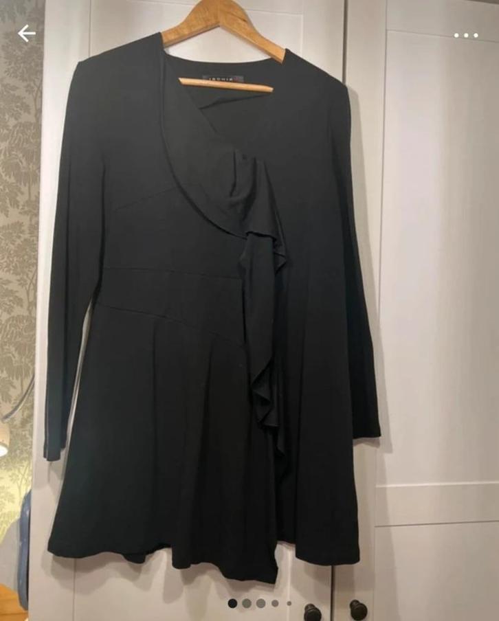 Ischiko tuniek in maat L / XL, Kleding | Dames, Jurken, Zo goed als nieuw, Maat 46/48 (XL) of groter, Zwart, Boven de knie, Verzenden