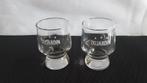 DUJARDIN glaasjes, 2 stuks, Ophalen of Verzenden, Zo goed als nieuw, Borrel- of Shotglas