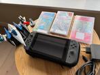 Nintendo Switch V1 | 3 spellen | opbergcase | accessoires, Spelcomputers en Games, Met 2 controllers, Ophalen of Verzenden, Switch Original