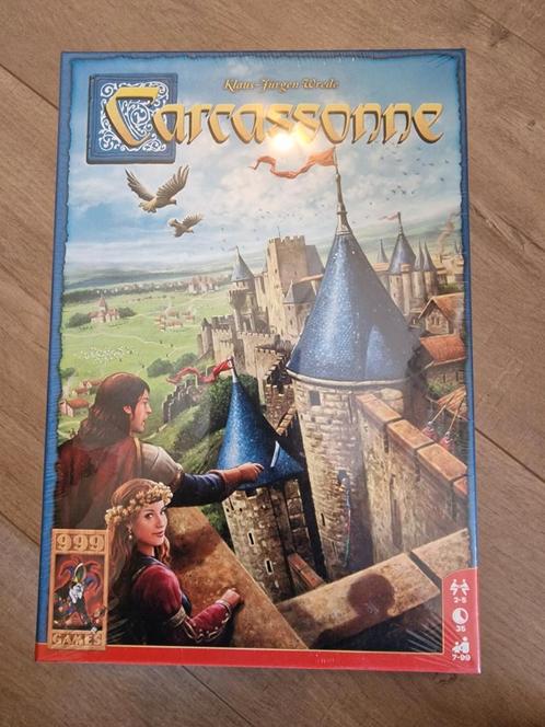 Carcassonne Bordspel - Nieuw in Verpakking!, Hobby en Vrije tijd, Gezelschapsspellen | Bordspellen, Nieuw, Een of twee spelers