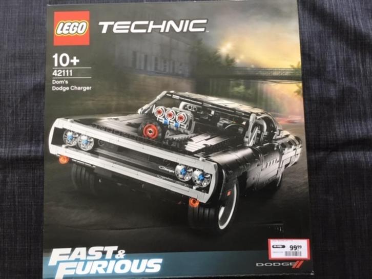 NIEUW Lego Technic Dom's Dodge Charger (42111), Kinderen en Baby's, Speelgoed | Duplo en Lego, Nieuw, Lego, Complete set, Ophalen of Verzenden
