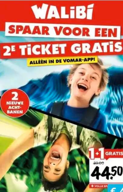 Code voor 2e kaartje Walibi gratis, Tickets en Kaartjes, Recreatie | Pretparken en Attractieparken