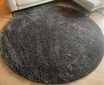 Rond vloerkleed hoogpolig