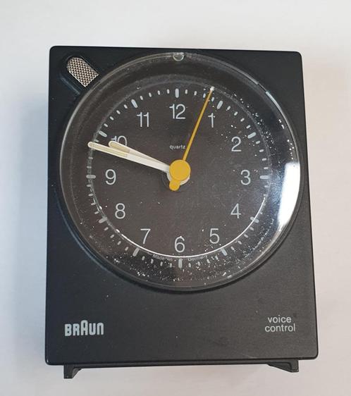 Braun design wekker uit tachtiger jaren type 4763 / AB 30 vs, Witgoed en Apparatuur, Wekkers, Gebruikt, Analoog, Ophalen of Verzenden