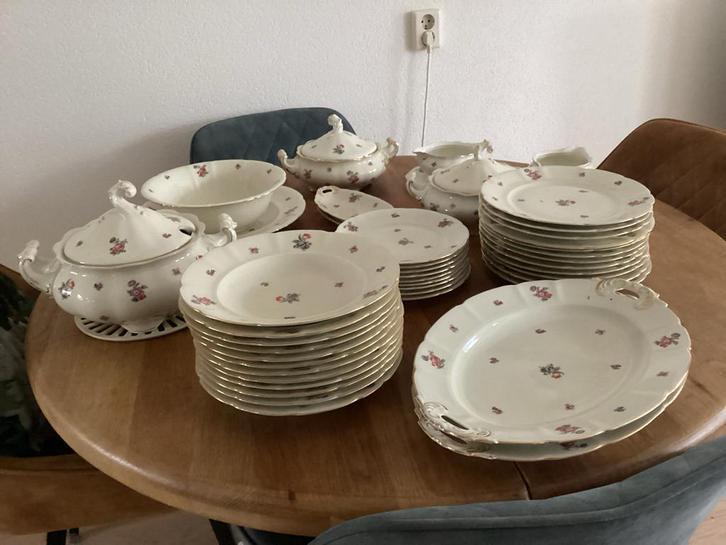 Antiek Pirkenhammer Avignon Servies (12-delig), Antiek en Kunst, Antiek | Servies compleet, Ophalen of Verzenden