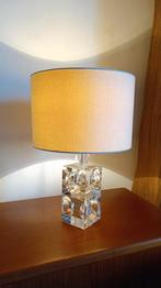 Glazen Tafellamp Floris Meydam Glasfabriek Leerdam., Ophalen, Gebruikt, 50 tot 75 cm, Glas