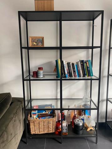 Ikea VITTSJO Glazen Displaykast kast Loft Stijl beschikbaar voor biedingen