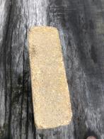 Gezocht tambour rijnformaat trommelsteen15-5-7cm geel-bruin, Overige typen, Beton, Ophalen of Verzenden