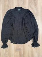 Loavies Zwarte Blouse Kant Maat M, Kleding | Dames, Blouses en Tunieken, Ophalen of Verzenden, Zo goed als nieuw, Maat 38/40 (M)