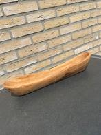 Nieuwe grote olijfhouten dienblad - boomstam 52 cm, Ophalen of Verzenden, Nieuw, Rond, Hout