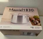 Nieuw in doos Mauviel 1830 kookpan met glazen deksel, 24cm e, Huis en Inrichting, Keuken | Potten en Pannen, Kookpan of Snelkookpan