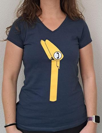 Okimono damesshirt S / 36 Talk to me graphic by Peter Pagie  beschikbaar voor biedingen