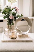 Bombyxx Collection Set Vazen Chanky 12x12x20 |20x20x10 Beige, Ophalen, Overige kleuren, Nieuw, Glas