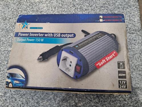 HQ 150W omvormer met USB, NIEUW, Auto diversen, Auto-accessoires, Nieuw, Ophalen