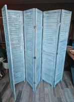 1 kamerscherm, 130 euro, 210x165 cm hout,oud grijs., Ophalen