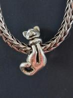 Trollbeads Trollbead Kat groot, Ophalen of Verzenden, Zo goed als nieuw, Trollbeads, 1 bedel
