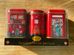 Geschenkverpakking English tea in 3 blikjes - nieuw, Verzamelen, Blikken, Ophalen of Verzenden, Nieuw, Thee