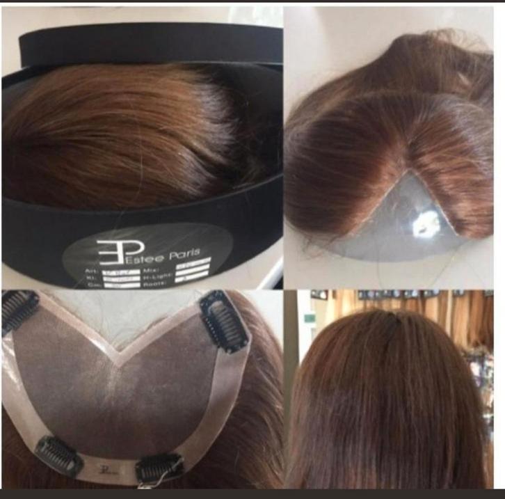 V-part Estee paris, Sieraden, Tassen en Uiterlijk, Uiterlijk | Haarverzorging, Zo goed als nieuw, Pruik of Haarverlenging, Ophalen of Verzenden
