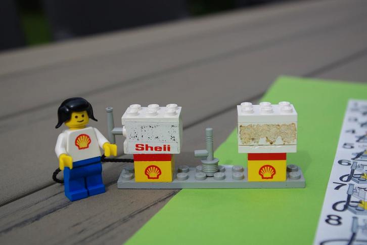 Lego 6610 Benzine-pompen (echte vintage uit 1982 o.e.), Kinderen en Baby's, Speelgoed | Duplo en Lego, Gebruikt, Lego, Complete set