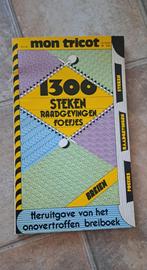 Mon Tricot 1300 Breisteken Breiboek - Heruitgave, Ophalen of Verzenden, Haken, Patroon of Boek