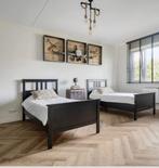 2x IKEA HEMNES Bedframe bruin 90x200, Huis en Inrichting, Slaapkamer | Bedden, Ophalen, Gebruikt, 90 cm, Eenpersoons