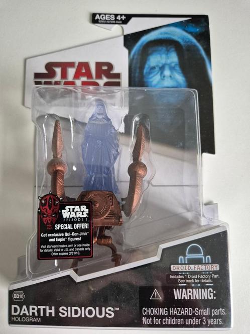 Star Wars TLC Red BD10 Darth Sidious Hologram, Verzamelen, Star Wars, Nieuw, Actiefiguurtje, Ophalen of Verzenden