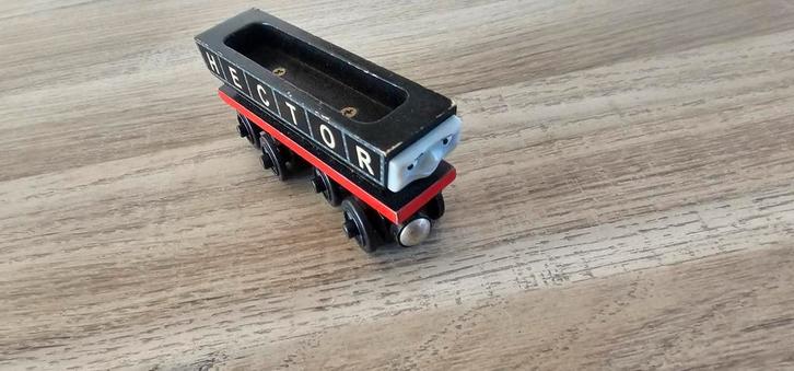 Thomas de trein hout hector en meer tekoop, Kinderen en Baby's, Speelgoed | Thomas de Trein, Zo goed als nieuw, Ophalen of Verzenden