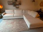 Hoekbank beige van Goossens, Ophalen, Gebruikt, Stof, Hoekbank beige, Goossens