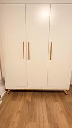 Witte 3-deurs kinderkledingkast Bopita 150cm breed, Ophalen, Gebruikt, 100 tot 150 cm, 150 tot 200 cm