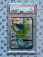 Espeon GX Full Art Shiny SV60 Pokémon Hidden Fates PSA 9, Ophalen of Verzenden, Nieuw, Losse kaart