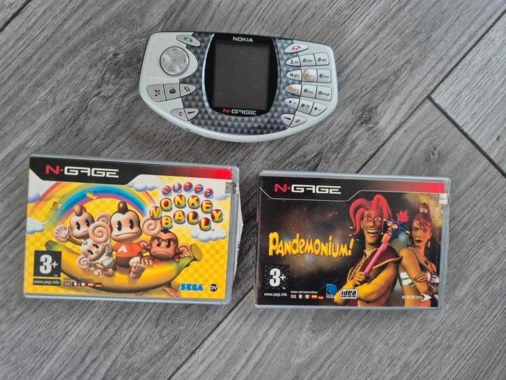 Nokia N-Gage + 2 Games - Retro Gaming!, Telecommunicatie, Mobiele telefoons | Overige merken, Gebruikt, Zonder abonnement, Zonder simlock