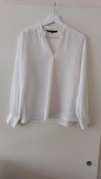 -39- Vero Dames blouse crème  V-hals  maat 36, Vero Moda, Wit, Ophalen of Verzenden, Zo goed als nieuw