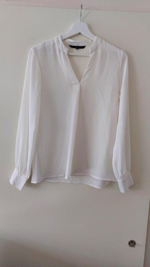 -39- Vero Dames blouse crème  V-hals  maat 36, Kleding | Dames, Blouses en Tunieken, Zo goed als nieuw, Maat 36 (S), Wit, Ophalen of Verzenden