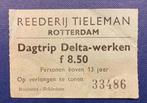 Dagtrip Deltawerken, Reederij Tieleman, Overige soorten, Gebruikt, Kaart of Prent, Verzenden