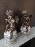 Antieke Cupido - engelen beeld porseleinen, Antiek en Kunst, Antiek | Porselein, Ophalen