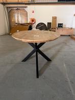 Eettafel | mangohout | met kruispoot | 180x100cm, Ophalen, 200 cm of meer, 50 tot 100 cm, Zo goed als nieuw