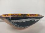 Afrikaanse (Fruit)schaal (Outlet de Overkant), Huis en Inrichting, Woonaccessoires | Schalen en Manden, Gebruikt, Schaal, Rond