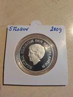 Aruba 5 Florin 2009 Zilver FDC, Postzegels en Munten, Ophalen of Verzenden