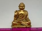 Goudkleurig Boeddha beeldje, Huis en Inrichting, Woonaccessoires | Boeddhabeelden, Ophalen of Verzenden, Zo goed als nieuw