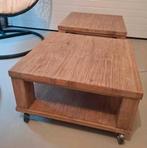 salontafels, Huis en Inrichting, Tafels | Salontafels, Ophalen, Gebruikt, 50 tot 100 cm, Vierkant