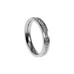 Ring Dames - Gepolijst RVS - Smalle Ring met Zikonia s, Met kristal, Birgitta-Gracht 33, 6465 EL Kerkrade, Nederland, Nieuw, Esde2