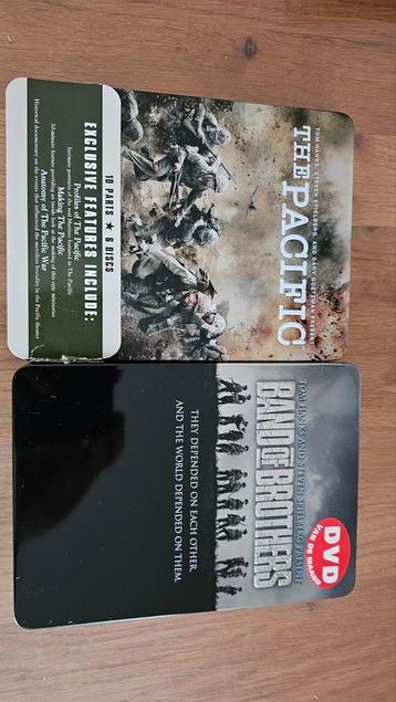 Band of Brothers en The Pacific. beschikbaar voor biedingen