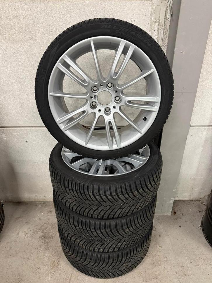 Bmw 5x120 193M Pirelli 225-40-18 inch 335i m3 winterbanden, Auto-onderdelen, Banden en Velgen, Velg(en), Zomerbanden, 18 inch