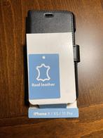 Leren hoesje voor Iphone X / XS / 11Pr, Ophalen of Verzenden, Nieuw, Zwart