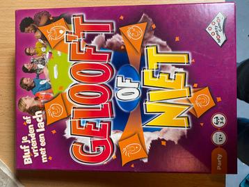 Geloof het of niet spel beschikbaar voor biedingen