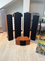 KEF luidsprekers, Audio, Tv en Foto, Luidsprekers, Gebruikt, 60 tot 120 watt, Complete surroundset, Ophalen